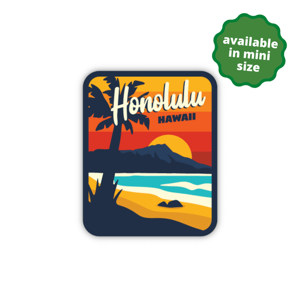 Honolulu Hawaii Sticker