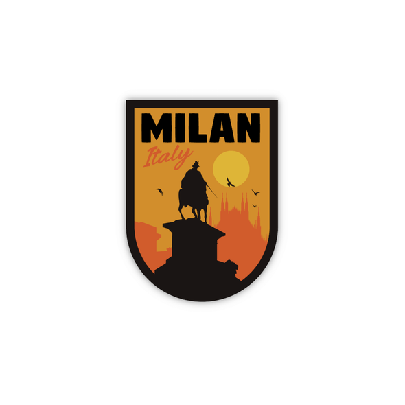 Milan Italy Sticker