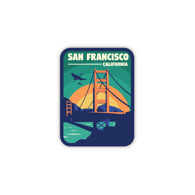San Francisco California Sticker
