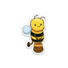 Honeybee with Honey Sticker - Soshl Tags