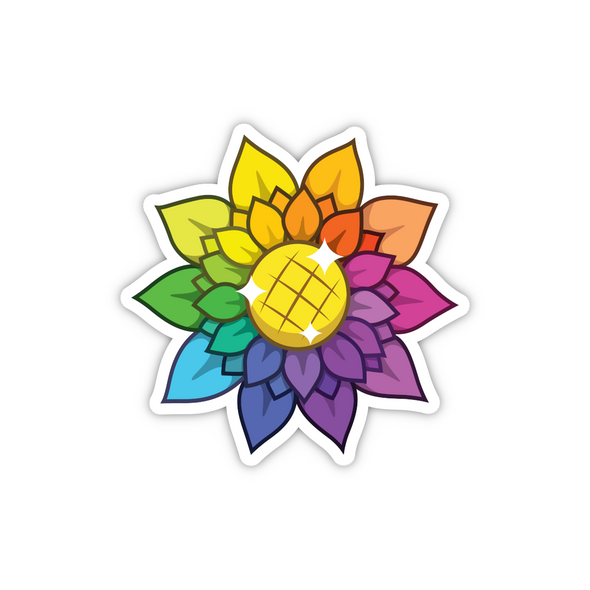 Holographic Sunflower Sticker