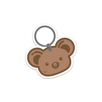 Kawaii Bear Keychain Sticker