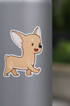 Chihuahua Sticker - Cream