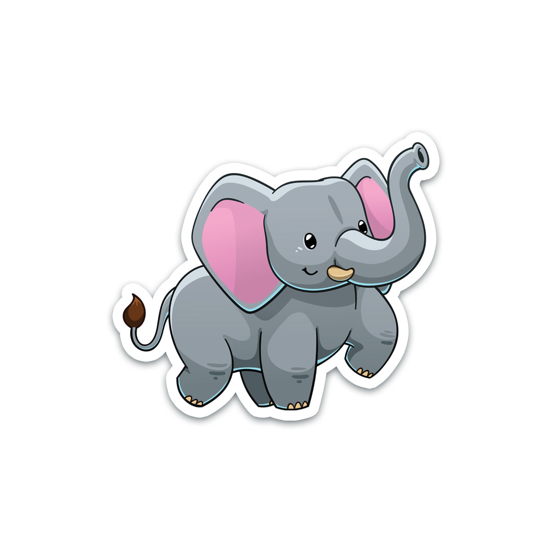 Elephant Sticker | Wild Animals | Cute Products For Kids – Soshl Tags