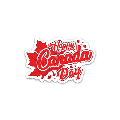 Happy Canada Day Sticker - Soshl Tags