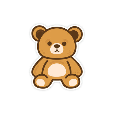 Kawaii Brown Bear Sticker