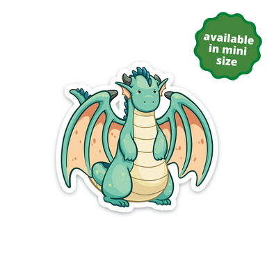 Green Dragon Sticker