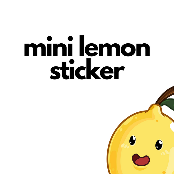 Mini Lemon Sticker