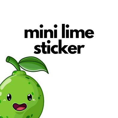 Mini Lime Sticker