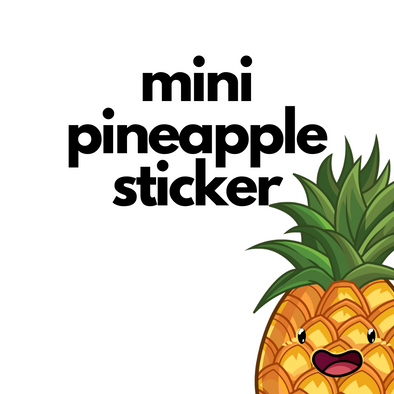 Mini Pineapple Sticker