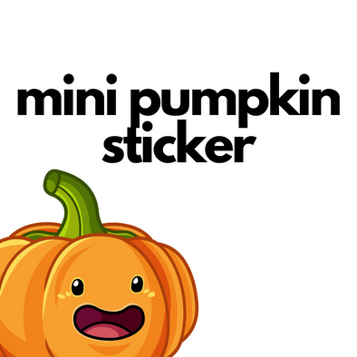 Mini Pumpkin Sticker