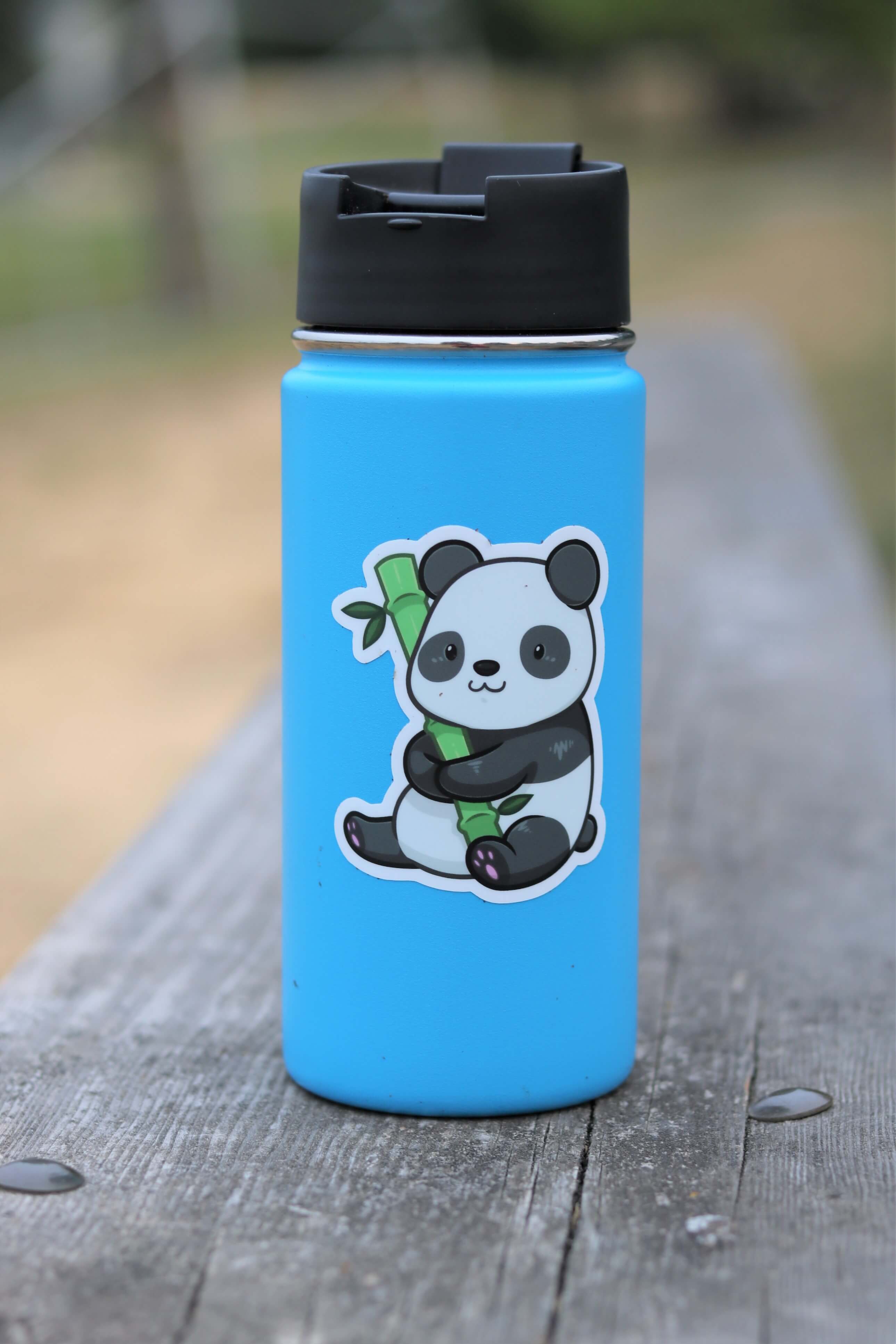 Kawaii Panda Sticker  Waterproof, Durable and Cute Vinyl Stickers – Soshl  Tags