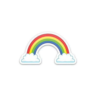 Four Color Rainbow Sticker