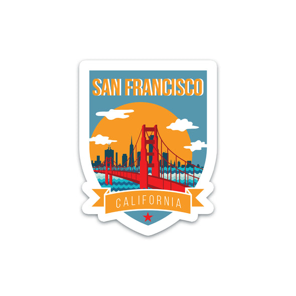 San Francisco Badge Sticker