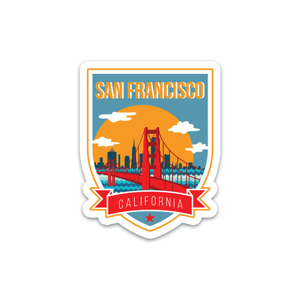 San Francisco Badge Sticker